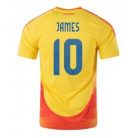 Colombia James Rodriguez #10 Hjemmebanetrøje Copa America 2024 Kortærmet